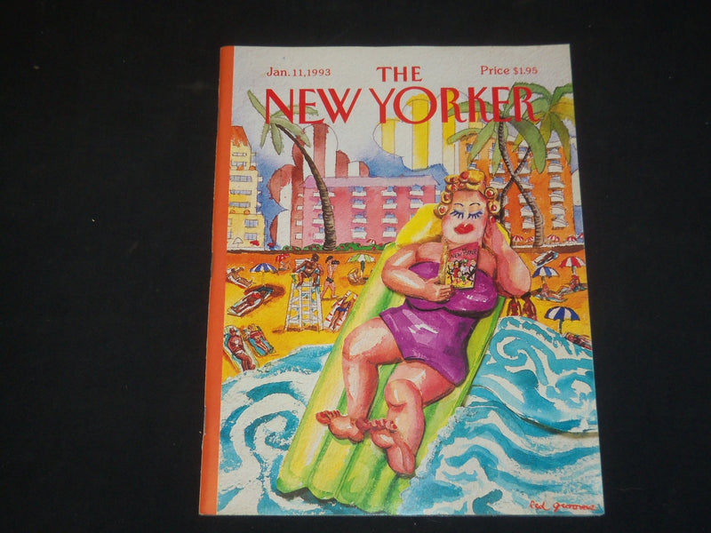 1993 JANUARY 11 THE NEW YORKER MAGAZINE - ILLUSTRATED COVER - NY 1567