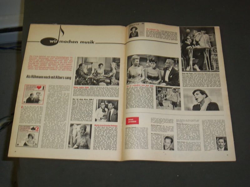 1962 DEC 4 FILM REVIEW (GERMAN) MAGAZINE - NICE PHOTOS, ARTICLES & ADS - B 4006