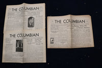 1935-1937 THE COLUMBIAN HIGH SCHOOL NEWSPAPER- S. ORANGE, NJ - LOT OF 28- O 3467