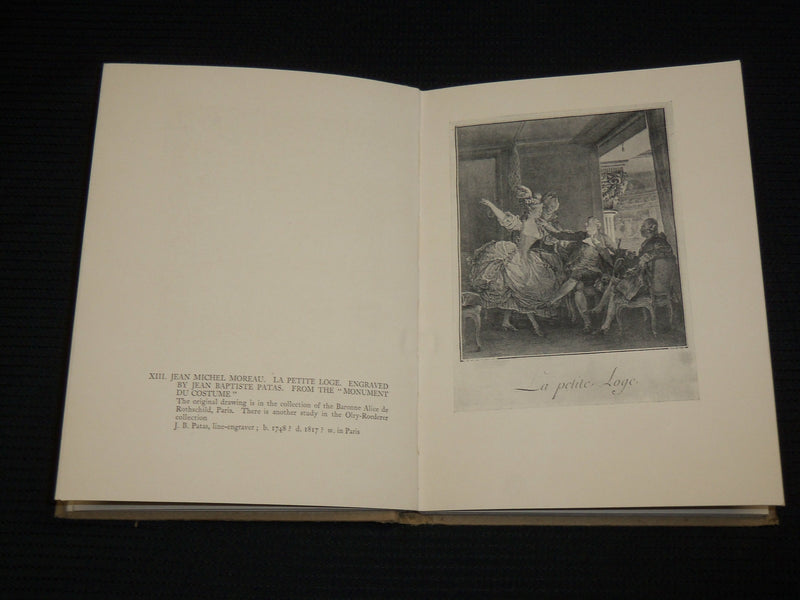 1910'S GREAT ENGRAVERS - FRAGONARD MOREAU LE JEUNE HARDCOVER BOOK - KD 7458