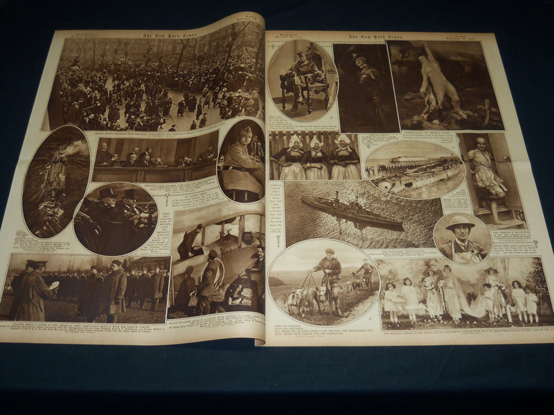 1919 FEBRUARY 16 NEW YORK TIMES PICTURE SECTION - FRANCE'S RUINS - NT 8834