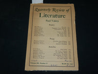 1947 QUARTERLY REVIEW OF LITERATURE MAGAZINE - PAUL VALERY - POETRY - J 6103