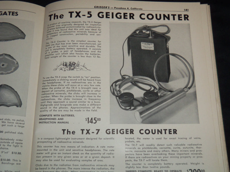 1948 GRIEGER'S LAPIDARY AND JEWELRY ARTS CATALOG - KD 3911C