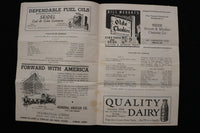 1943-1944 AMERICAN THEATRE PROGRAM - LOT OF 3 - ST. LOUIS - K 2815