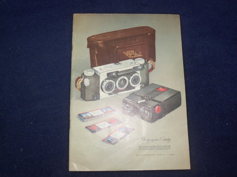 1950 MONTGOMERY WARD PHOTOGRAPHIC CATALOG - SOFTCOVER - J 9302