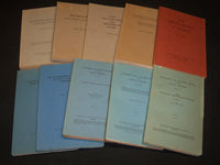 1927-1952 UNIVERSITY OF ILLINOIS REPORTS LOT OF 12 - SOFTCOVER - WR 20