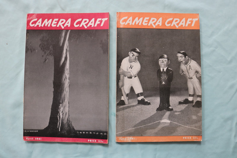 1941 CAMERA CRAFT MAGAZINE - LOT OF 4 - K 3286