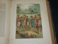 1870'S THE LIFE & EXPLORATIONS OF DR. LIVINGSTONE VOLUME - COLOR ILLUS. - Z 177
