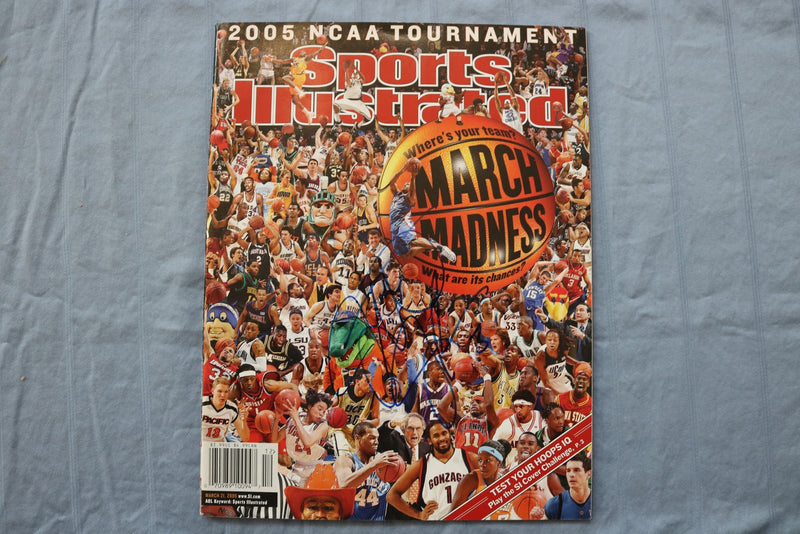 2004-2005 SPORTS ILLUSTRATED - MARCH MADNESS - SIGNED COVERS -LOT OF 3 - E 26441