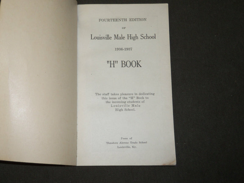 1935-1937 LOUISVILLE MALE HIGH 