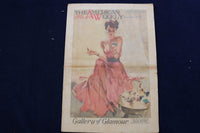 1946 FEBRUARY 10 AMERICAN WEEKLY MAGAZINE - GALLERY OF GLAMOUR COVER - E 22629