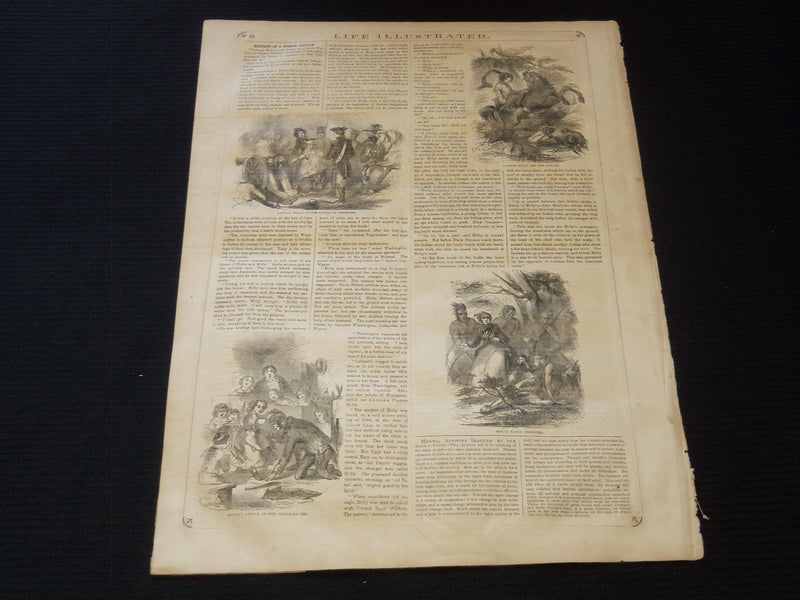 1857 OCTOBER 31 LIFE ILLUSTRATED NEWSPAPER - OUR NEW HEADING - NP 5912