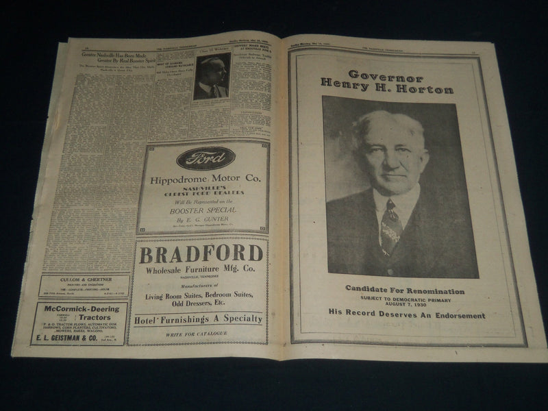 1930 MAY 18 THE FIRING LINE MAGAZINE SECTION - NASHVILLE TENNESSEAN - NP 3874