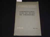 1954 MAY COMMENTAIRES SUR LE PLAN DE STRASBOURG FRENCH BULLETIN - PARIS - J 9884