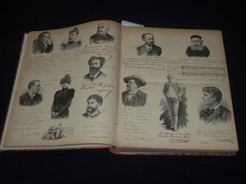 1897 JANUARY-DECEMBER LA VIE PARISIENNE FRENCH MAGAZINE BOUND VOLUME - KD 3806L