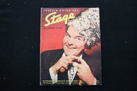 1938 OCTOBER STAGE MAGAZINE - VICTOR MOORE IN CLEAR ALL WIRES - E 10844