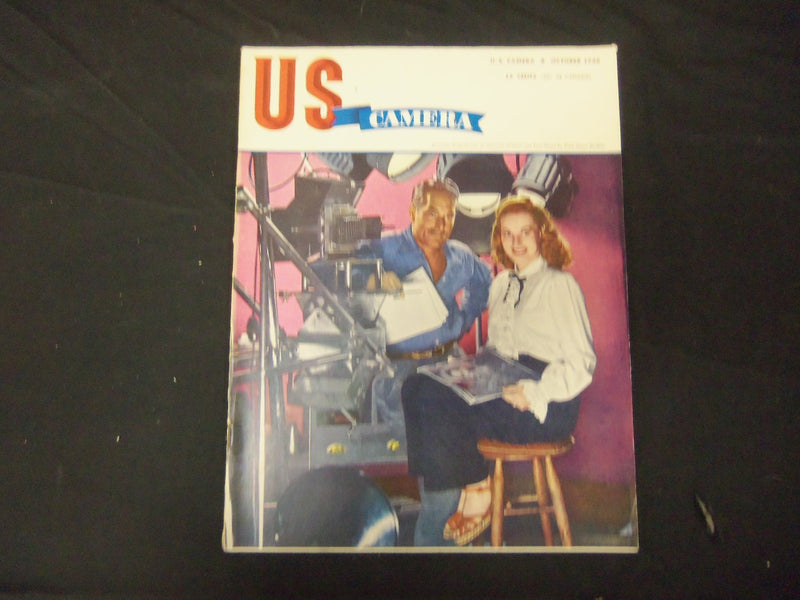 1946 OCTOBER U.S. CAMERA MAGAZINE - NICE PHOTOS, ARTICLES & ADS - ST 1856