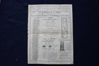 1894 JANUARY 24 BUNNELL'S GRAND OPERA HOUSE PROGRAM - NEW HAVEN, CT - K 1688