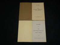 1919-1945 THE HARTFORD - CONNECTICUT TRUST COMPANY BY-LAWS LOT OF 4 - J 6536