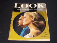 1956 DECEMBER 11 LOOK MAGAZINE - PRINCESS GRACE & PRINCE RAINIER COVER - E 20369