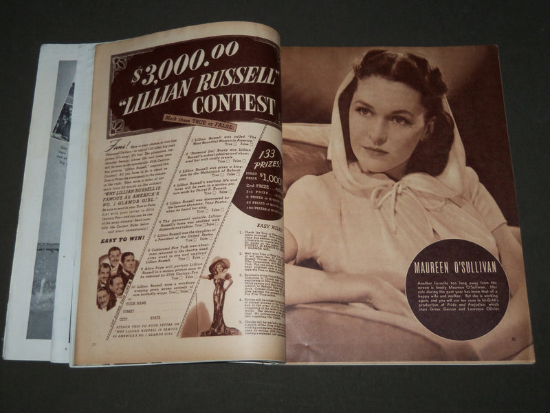 1940 JUNE MOVIE STORY MAGAZINE - BING CROSBY COVER - NICE PHOTOS - M 65