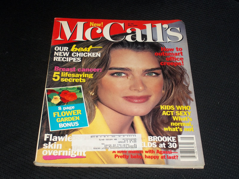 1995 MAY MCCALL'S MAGAZINE - BROOKE SHIELDS FRONT COVER - E 568
