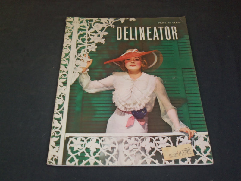 1936 AUGUST DELINEATOR MAGAZINE - ILLUSTRATED COVER - SP 6935