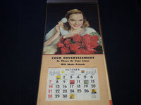 1951 CHAMPION SELECTION HANGERS CALENDAR SALESMAN SAMPLE SHEETS BOOK - C 18