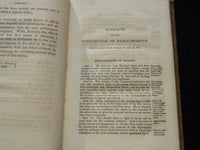 1851 MILITIA LAWS OF MASSACHUSETTS HARDCOVER BOOK BY EBENEZER W. STONE - KD 81G