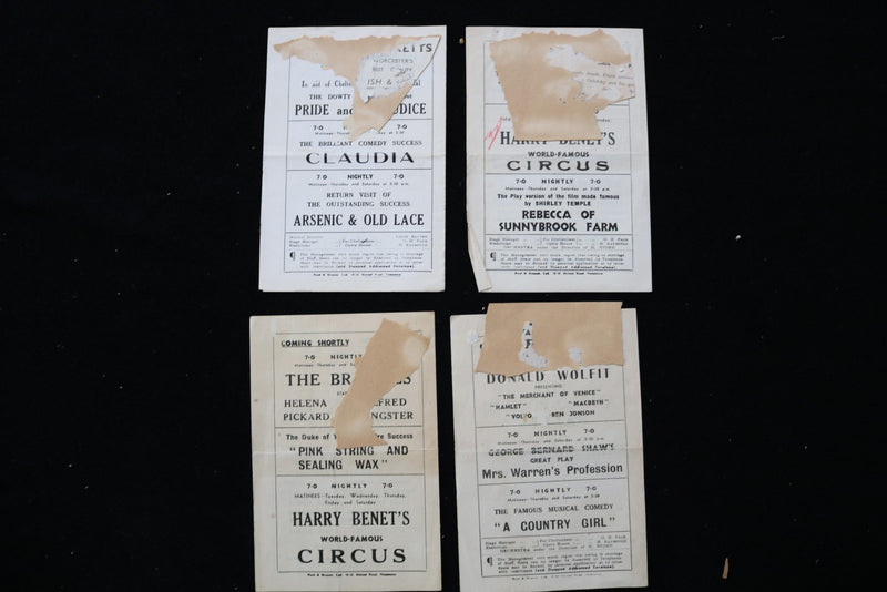1940'S OPERA HOUSE PROGRAMME - LOT OF 8 - CHELTENHAM - K 2812