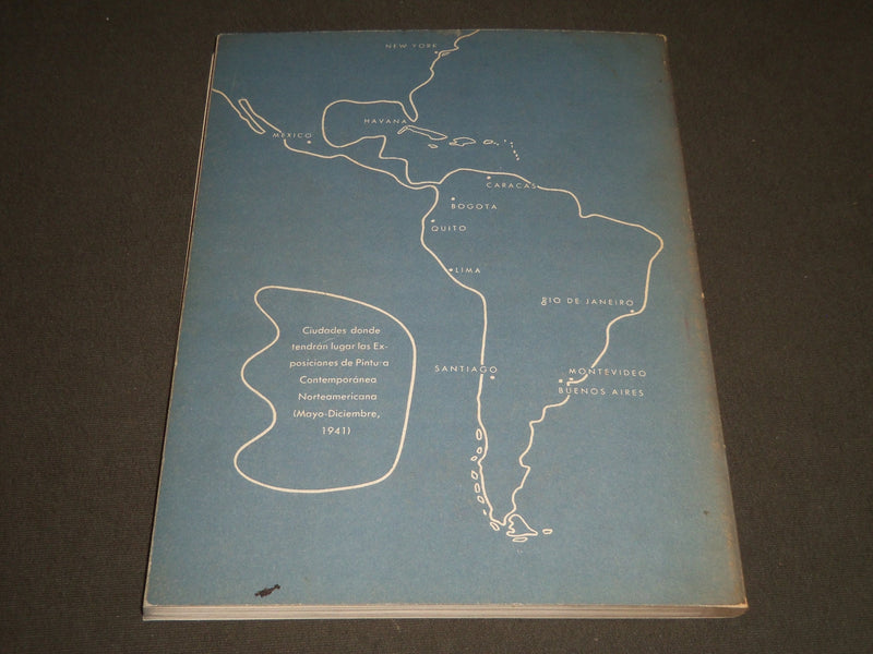 1941 LA PINTURA CONTEMPORANEA NOREAMERICANA SPANISH BOOK - KD 3838
