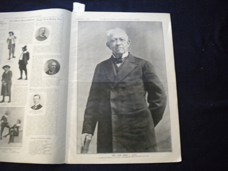 1899 DEC 16 THE MAIL AND EXPRESS MAGAZINE - A DREAM OF DECEMBER - B 676A