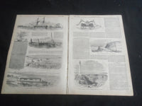 1853 AUGUST 27 ILLUSTRATED NEWS MAGAZINE -COLLISON PROVIDENCE/WORCESTER- B 5531M