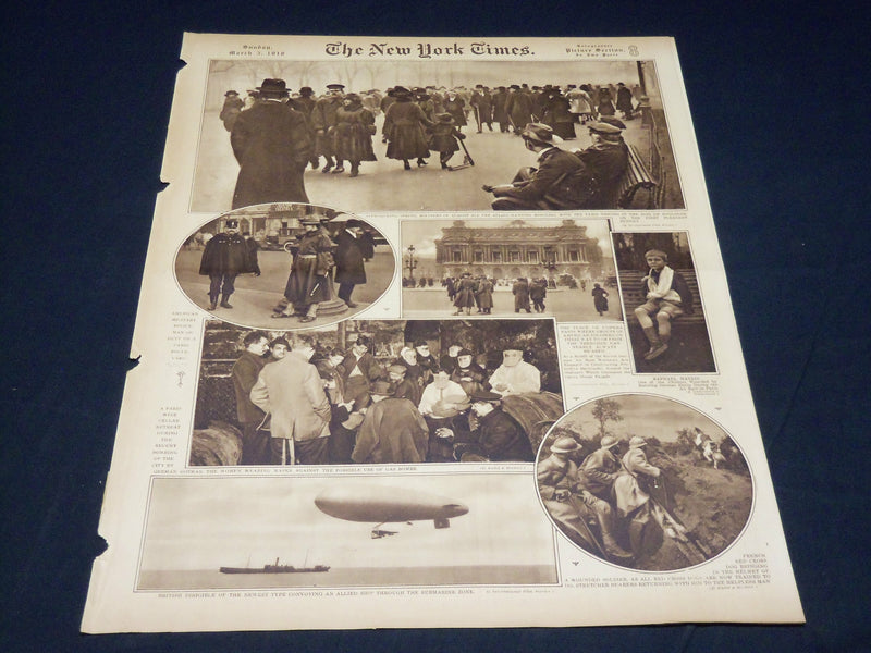 1918 MARCH 3 NEW YORK TIMES PICTURE SECTION NO. 8 & 9 -WESTMINSTER CLUB- NT 8806