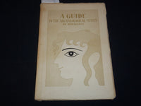 1955 ARCHAEOLOGICAL MUSEUM OF HERACLION GUIDE - SOFTCOVER - NICE PLATES - K 2037