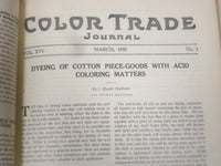 1918-1925 COLOR TRADE JOURNAL MAGAZINE BOUND VOLUME LOT OF 15 - ILLUS. - KD 3080