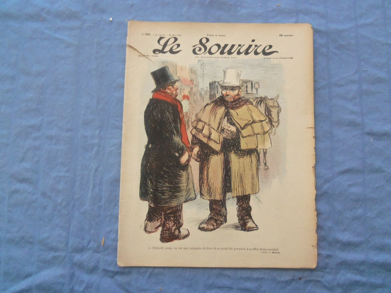 1902 MAY 31 LE SOURIRE MAGAZINE - ILLUSTRATED COMEDY - FRENCH TEXT - SP 4864Z