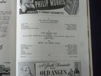 1940 FEBRUARY 19 PLAYBILL PROGRAM - TWO FOR THE SHOW -HUTTON-ARDEN-WYNN - J 6475
