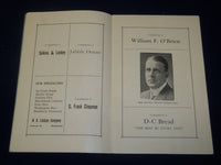 1925 NOVEMBER 6 DEDICATION EXERCISES OF MARBLEHEAD CATHOLIC CLUB BOOK - J 4417