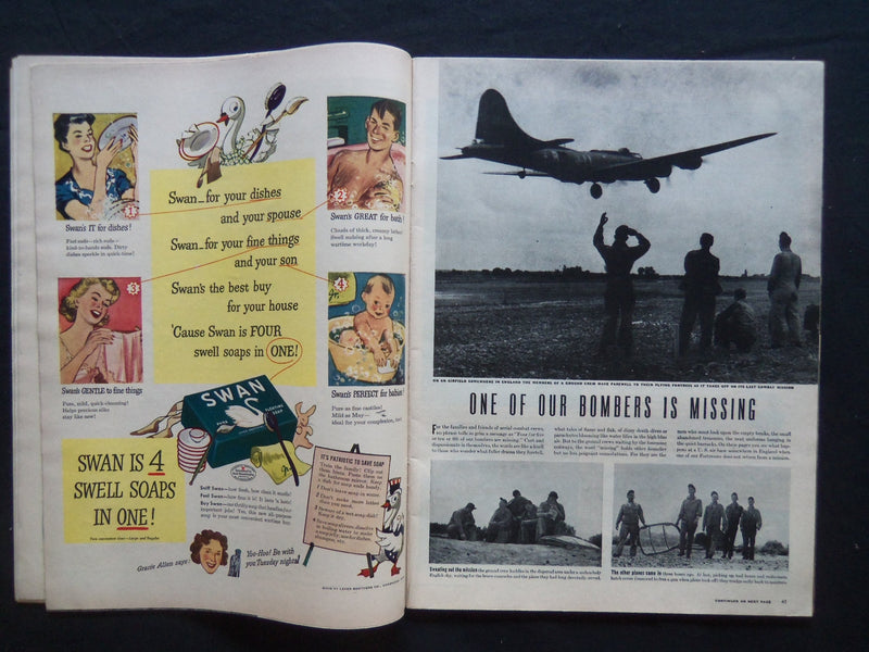 1943 SEPTEMBER 13 LIFE MAGAZINE - LEOTARDS IN FASHION - L 356