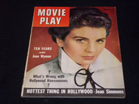 1952 NOVEMBER MOVIE PLAY MAGAZINE - JEAN SIMMONS FRONT COVER - E 14234