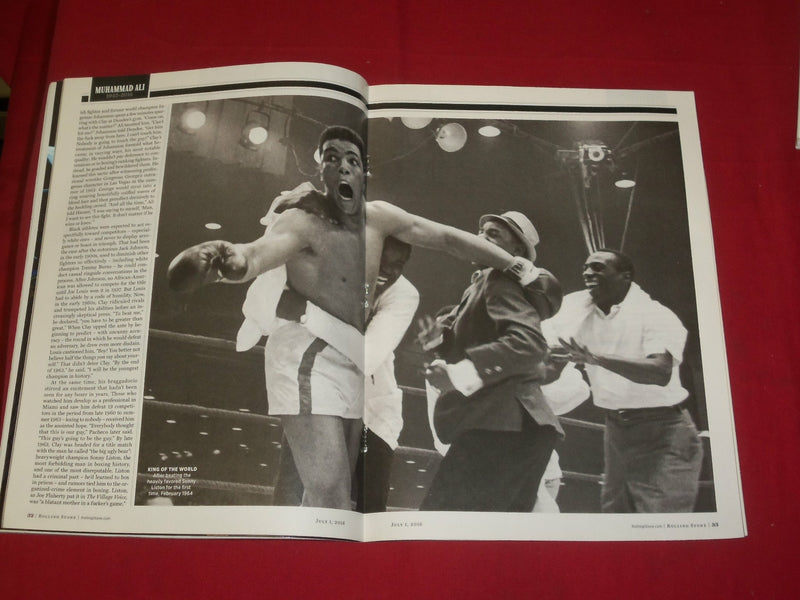 2016 JULY 1 ROLLING STONE MAGAZINE - MUHAMMAD ALI 1942-2016 COVER - B 6128