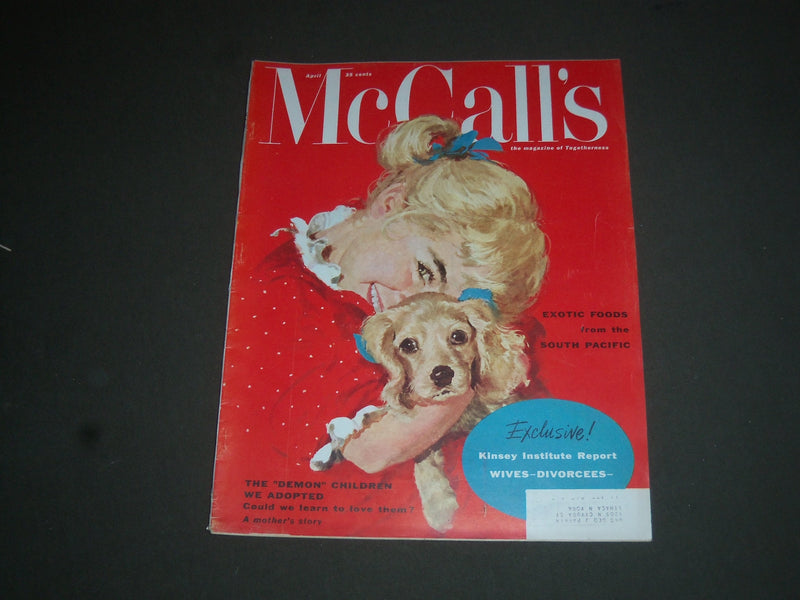 1958 APRIL MCCALL'S MAGAZINE - NICE COVER, STORIES & ADS - SP 6950