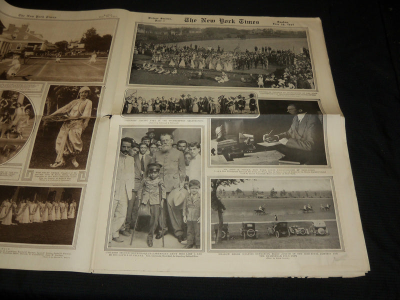 1915 JUNE 20 NEW YORK TIMES PICTURE SECTION - WEST POINT - WILSON - NP 5480