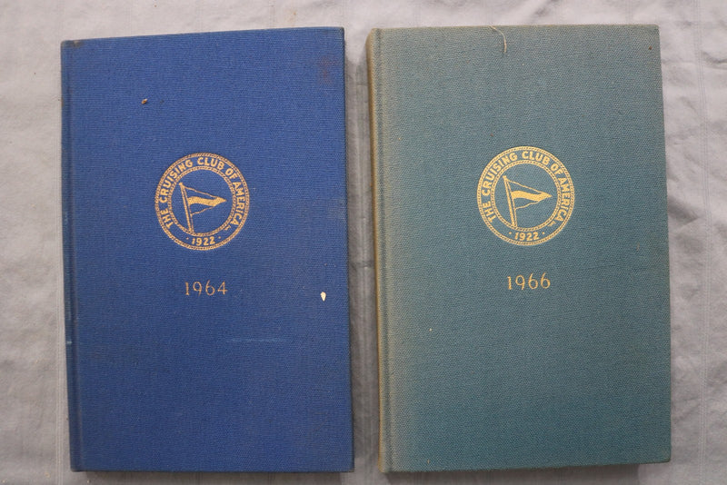 1958-1973 THE CRUISING CLUB OF AMERICA-HARDCOVER BOUND VOLUMES -LOT OF 12- KD 6Q