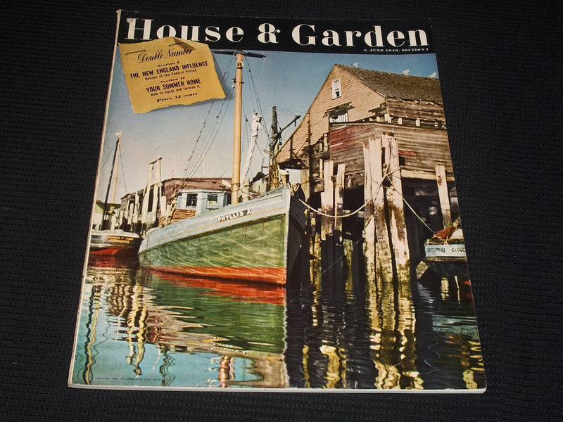 1940 JUNE HOUSE & GARDEN MAGAZINE - DOUBLE NUMBER FRONT COVER - E 4507