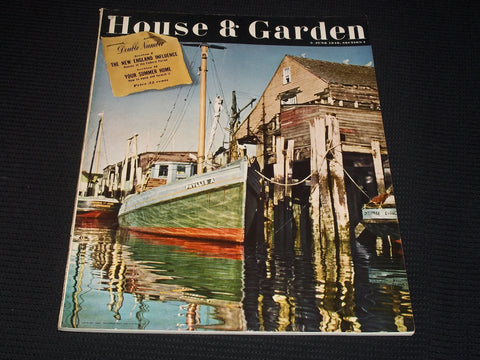 1940 JUNE HOUSE & GARDEN MAGAZINE - DOUBLE NUMBER FRONT COVER - E 4507