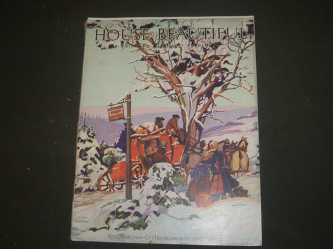 1926 NOVEMBER THE HOUSE BEAUTIFUL MAGAZINE - GREAT PHOTOS & ADS - ST 605