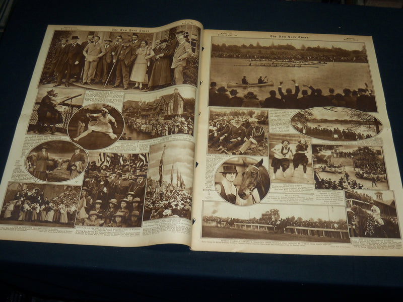 1921 MAY 15 NEW YORK TIMES PICTURE SECTION - HARDING - TILDEN - NT 8936