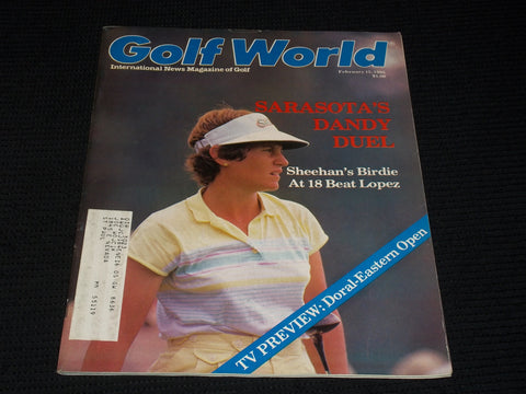 1985 FEBRUARY 15 GOLF WORLD MAGAZINE - PATTY SHEEHAN FRONT COVER - E 5611A